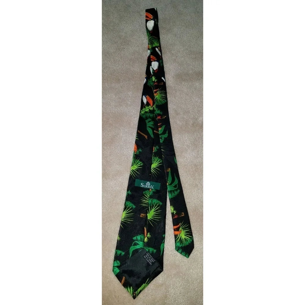 Toucans Birds Surrey Neck Tie 57